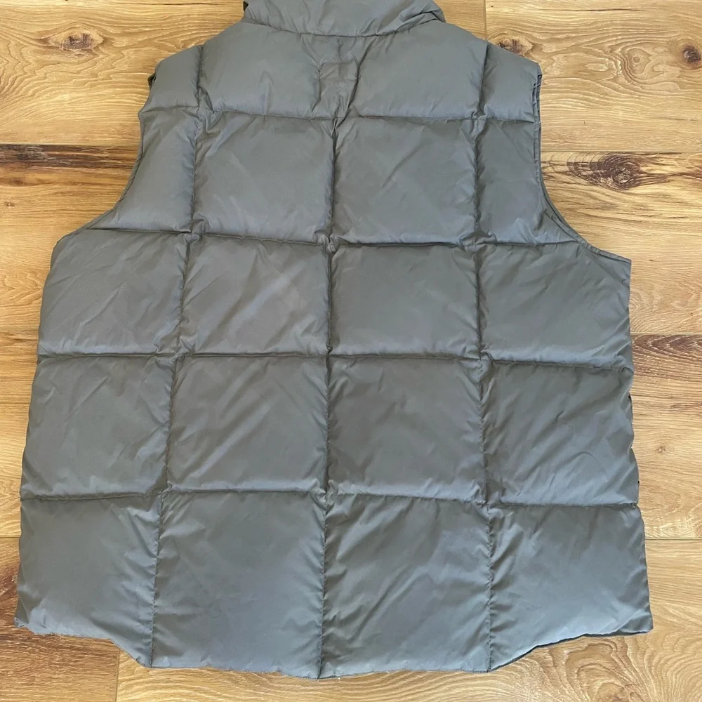 Lands' End XL Gray Puffer‎ Vest